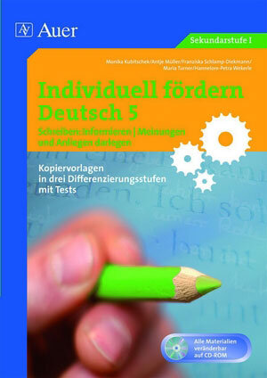 Buchcover Individuell fördern 5 Schreiben: Informieren | u.a. | EAN 9783403062608 | ISBN 3-403-06260-0 | ISBN 978-3-403-06260-8