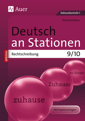 Buchcover Deutsch an Stationen spezial Rechtschreibung 9-10 | Winfried Röser | EAN 9783403068976 | ISBN 3-403-06897-8 | ISBN 978-3-403-06897-6