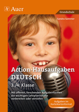 Buchcover Action-Hausaufgaben Deutsch 3+4 | Sandra Sommer | EAN 9783403069171 | ISBN 3-403-06917-6 | ISBN 978-3-403-06917-1