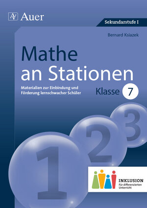 Buchcover Mathe an Stationen 7 Inklusion | Bernard Ksiazek | EAN 9783403073970 | ISBN 3-403-07397-1 | ISBN 978-3-403-07397-0
