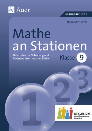 Buchcover Mathe an Stationen 9 Inklusion | Bernard Ksiazek | EAN 9783403075318 | ISBN 3-403-07531-1 | ISBN 978-3-403-07531-8