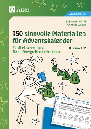 Buchcover 150 sinnvolle Materialien für Adventskalender 1/2 | Sabrina Sipinski | EAN 9783403075943 | ISBN 3-403-07594-X | ISBN 978-3-403-07594-3