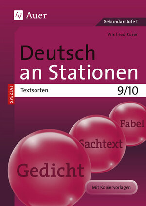 Buchcover Deutsch an Stationen SPEZIAL Textsorten 9-10 | Winfried Röser | EAN 9783403076964 | ISBN 3-403-07696-2 | ISBN 978-3-403-07696-4