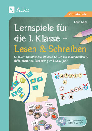 Buchcover Lernspiele für die 1. Klasse - Lesen & Schreiben | Karin Kobl | EAN 9783403081715 | ISBN 3-403-08171-0 | ISBN 978-3-403-08171-5