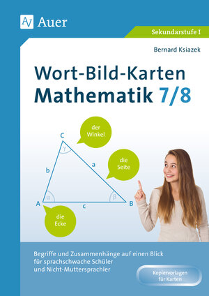 Buchcover Wort-Bild-Karten Mathematik Klassen 7-8 | Bernard Ksiazek | EAN 9783403082545 | ISBN 3-403-08254-7 | ISBN 978-3-403-08254-5