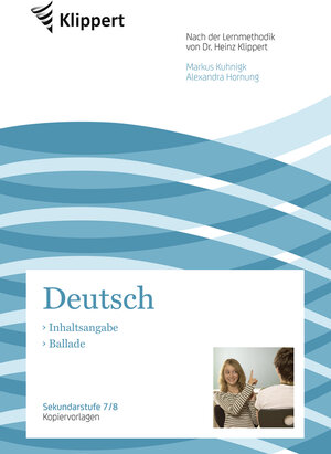 Buchcover Inhaltsangabe - Ballade | Markus Kuhnigk | EAN 9783403092230 | ISBN 3-403-09223-2 | ISBN 978-3-403-09223-0