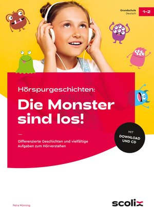 Buchcover Hörspurgeschichten: Die Monster sind los! | Petra Mönning | EAN 9783403107293 | ISBN 3-403-10729-9 | ISBN 978-3-403-10729-3