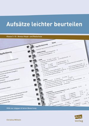 Buchcover Aufsätze leichter beurteilen | Christina Wilhelm | EAN 9783403199014 | ISBN 3-403-19901-0 | ISBN 978-3-403-19901-4