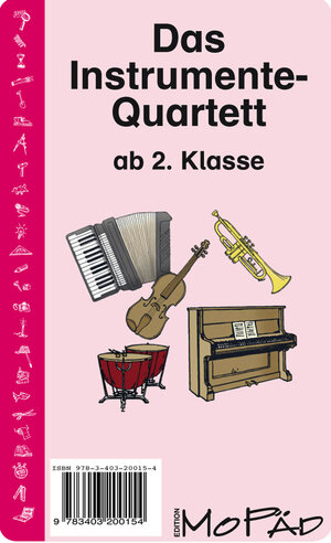 Buchcover Das Instrumente-Quartett | Bernd Wehren | EAN 9783403200154 | ISBN 3-403-20015-9 | ISBN 978-3-403-20015-4