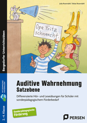 Buchcover Auditive Wahrnehmung - Satzebene | Julia Rosendahl | EAN 9783403203216 | ISBN 3-403-20321-2 | ISBN 978-3-403-20321-6