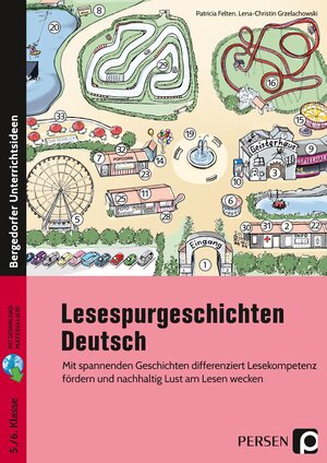 Buchcover Lesespurgeschichten 5./6. Klasse - Deutsch | Patricia Felten | EAN 9783403204534 | ISBN 3-403-20453-7 | ISBN 978-3-403-20453-4