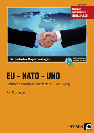 Buchcover EU - NATO - UNO | Jens Eggert | EAN 9783403206187 | ISBN 3-403-20618-1 | ISBN 978-3-403-20618-7
