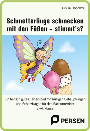 Buchcover Schmetterlinge schmecken mit den Füßen - stimmt's? | Ursula Oppolzer | EAN 9783403208914 | ISBN 3-403-20891-5 | ISBN 978-3-403-20891-4