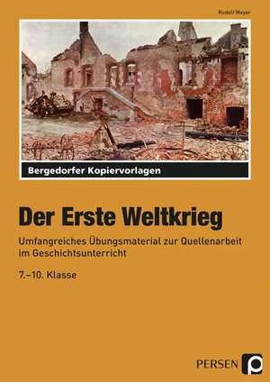 Buchcover Der Erste Weltkrieg | Rudolf Meyer | EAN 9783403210597 | ISBN 3-403-21059-6 | ISBN 978-3-403-21059-7