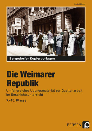 Buchcover Die Weimarer Republik | Rudolf Meyer | EAN 9783403210696 | ISBN 3-403-21069-3 | ISBN 978-3-403-21069-6