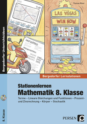 Buchcover Stationenlernen Mathematik 8. Klasse | Thomas Röser | EAN 9783403234784 | ISBN 3-403-23478-9 | ISBN 978-3-403-23478-4