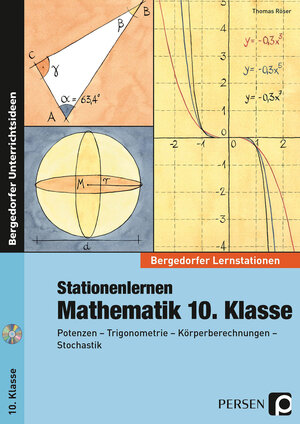 Buchcover Stationenlernen Mathematik 10. Klasse | Thomas Röser | EAN 9783403235873 | ISBN 3-403-23587-4 | ISBN 978-3-403-23587-3