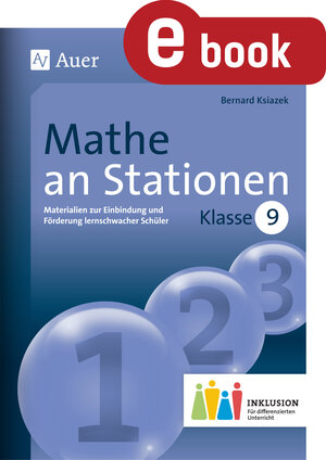 Buchcover Mathe an Stationen 9 Inklusion | Bernard Ksiazek | EAN 9783403375319 | ISBN 3-403-37531-5 | ISBN 978-3-403-37531-9