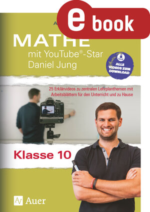 Buchcover Mathe mit YouTube®-Star Daniel Jung Klasse 10 | Annika Riemer | EAN 9783403382522 | ISBN 3-403-38252-4 | ISBN 978-3-403-38252-2