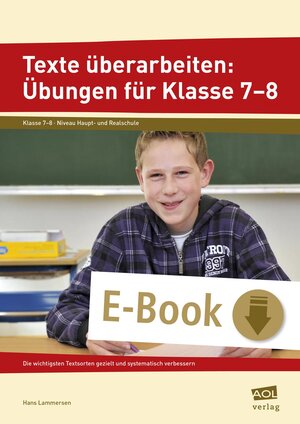 Buchcover Texte überarbeiten: Übungen für Klasse 7-8 | Hans Lammersen | EAN 9783403401735 | ISBN 3-403-40173-1 | ISBN 978-3-403-40173-5