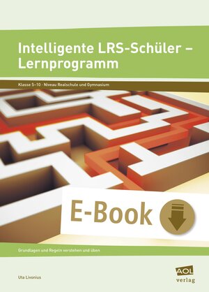 Buchcover Intelligente LRS-Schüler - Lernprogramm | Uta Livonius | EAN 9783403402411 | ISBN 3-403-40241-X | ISBN 978-3-403-40241-1
