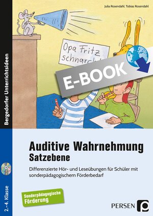 Buchcover Auditive Wahrnehmung - Satzebene | Julia Rosendahl | EAN 9783403503217 | ISBN 3-403-50321-6 | ISBN 978-3-403-50321-7