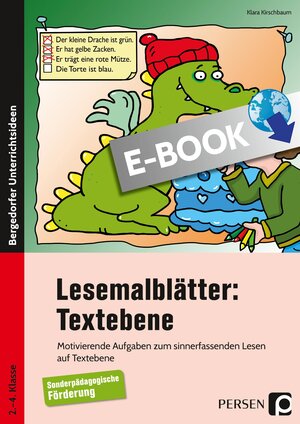 Buchcover Lesemalblätter: Textebene | Klara Kirschbaum | EAN 9783403505495 | ISBN 3-403-50549-9 | ISBN 978-3-403-50549-5