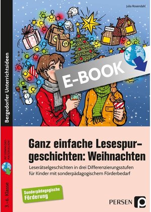 Buchcover Ganz einfache Lesespurgeschichten: Weihnachten | Julia Rosendahl | EAN 9783403508168 | ISBN 3-403-50816-1 | ISBN 978-3-403-50816-8