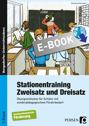 Buchcover Stationentraining Zweisatz und Dreisatz | Christine Hermann | EAN 9783403531968 | ISBN 3-403-53196-1 | ISBN 978-3-403-53196-8