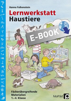 Buchcover Lernwerkstatt Haustiere | Hanna Falkenstein | EAN 9783403535430 | ISBN 3-403-53543-6 | ISBN 978-3-403-53543-0