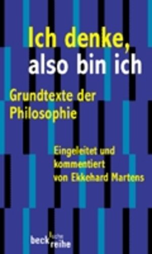 Buchcover Ich denke, also bin ich  | EAN 9783406421648 | ISBN 3-406-42164-4 | ISBN 978-3-406-42164-8