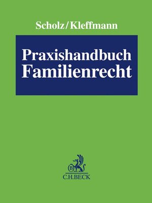 Buchcover Praxishandbuch Familienrecht  | EAN 9783406430893 | ISBN 3-406-43089-9 | ISBN 978-3-406-43089-3