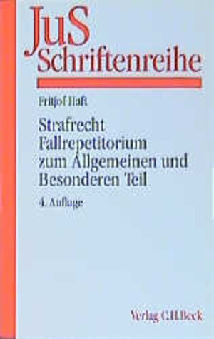 Buchcover Strafrecht | Fritjof Haft | EAN 9783406464348 | ISBN 3-406-46434-3 | ISBN 978-3-406-46434-8