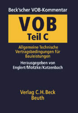 Buchcover VOB Teil C  | EAN 9783406477270 | ISBN 3-406-47727-5 | ISBN 978-3-406-47727-0