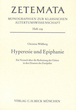 Buchcover Hyperesie und Epiphanie | Christian Wildberg | EAN 9783406484193 | ISBN 3-406-48419-0 | ISBN 978-3-406-48419-3