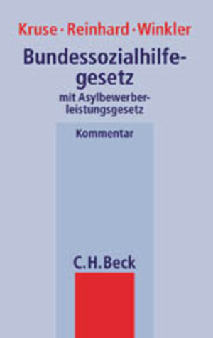 Buchcover Bundessozialhilfegesetz (BSHG) | Jürgen Kruse | EAN 9783406496806 | ISBN 3-406-49680-6 | ISBN 978-3-406-49680-6