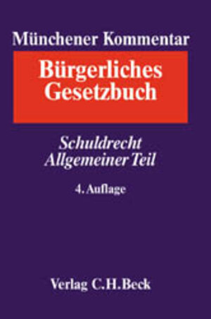 Buchcover Münchener Kommentar zum BGB Gesamtwerk. In 12 Bänden mit Ergänzungsband  | EAN 9783406498213 | ISBN 3-406-49821-3 | ISBN 978-3-406-49821-3