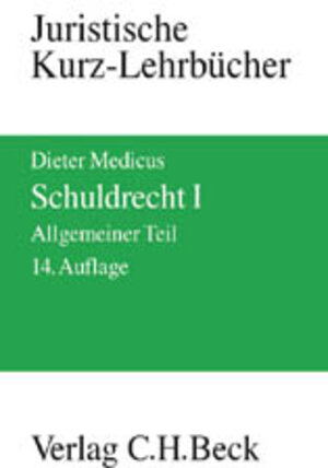 Buchcover Schuldrecht | Dieter Medicus | EAN 9783406503962 | ISBN 3-406-50396-9 | ISBN 978-3-406-50396-2