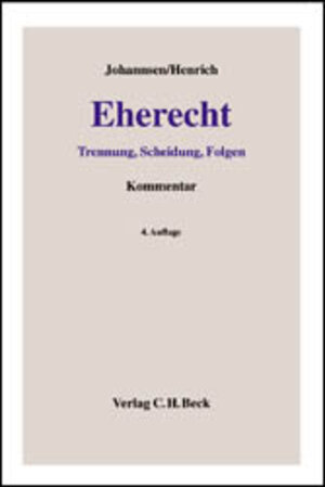 Buchcover Eherecht  | EAN 9783406509957 | ISBN 3-406-50995-9 | ISBN 978-3-406-50995-7