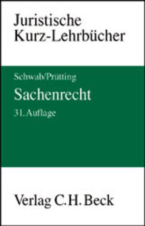 Buchcover Sachenrecht | Karl H Schwab | EAN 9783406513657 | ISBN 3-406-51365-4 | ISBN 978-3-406-51365-7