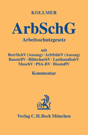 Buchcover Arbeitsschutzgesetz  | EAN 9783406517631 | ISBN 3-406-51763-3 | ISBN 978-3-406-51763-1