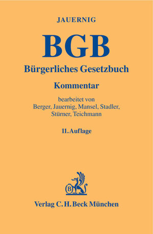 Bürgerliches Gesetzbuch: Kommentar, Rechtsstand: Dezember 2003