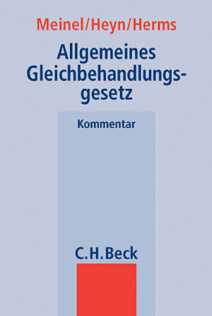 Buchcover Allgemeines Gleichbehandlungsgesetz | Gernod Meinel | EAN 9783406525612 | ISBN 3-406-52561-X | ISBN 978-3-406-52561-2