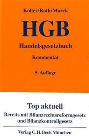 Buchcover Handelsgesetzbuch | Ingo Koller | EAN 9783406533303 | ISBN 3-406-53330-2 | ISBN 978-3-406-53330-3