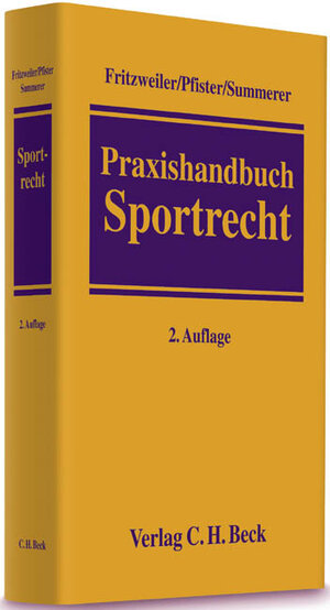 Buchcover Praxishandbuch Sportrecht | Jochen Fritzweiler | EAN 9783406538568 | ISBN 3-406-53856-8 | ISBN 978-3-406-53856-8