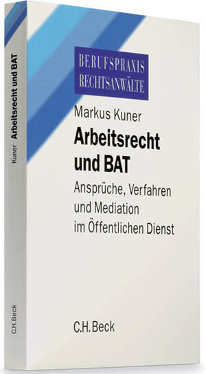 Buchcover Arbeitsrecht und TVöD/TV-L | Markus Kuner | EAN 9783406560965 | ISBN 3-406-56096-2 | ISBN 978-3-406-56096-5