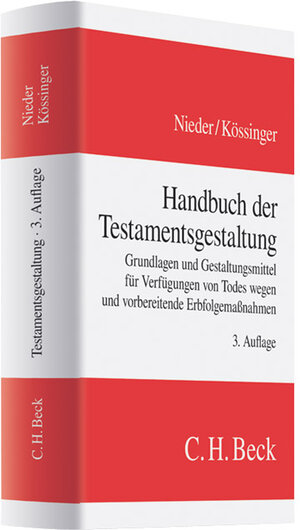 Buchcover Handbuch der Testamentsgestaltung | Heinrich Nieder | EAN 9783406569111 | ISBN 3-406-56911-0 | ISBN 978-3-406-56911-1