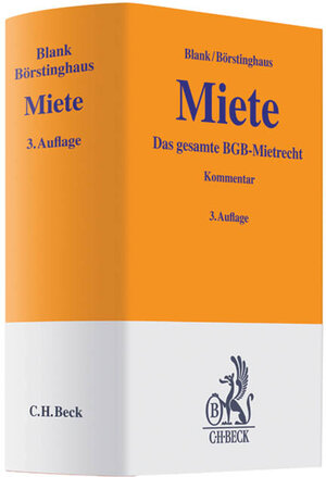 Buchcover Miete | Hubert Blank | EAN 9783406569548 | ISBN 3-406-56954-4 | ISBN 978-3-406-56954-8