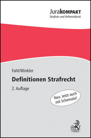Buchcover Definitionen Strafrecht | Christian Fahl | EAN 9783406575891 | ISBN 3-406-57589-7 | ISBN 978-3-406-57589-1