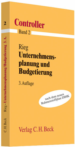 Buchcover Unternehmensplanung und Budgetierung | Robert Rieg | EAN 9783406575983 | ISBN 3-406-57598-6 | ISBN 978-3-406-57598-3